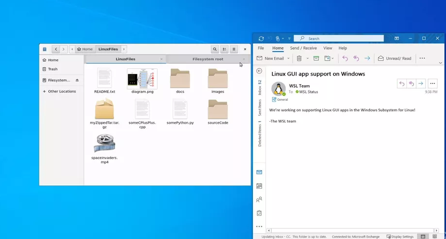 Microsoft Mulai Membawa Aplikasi GUI Linux ke windows 10